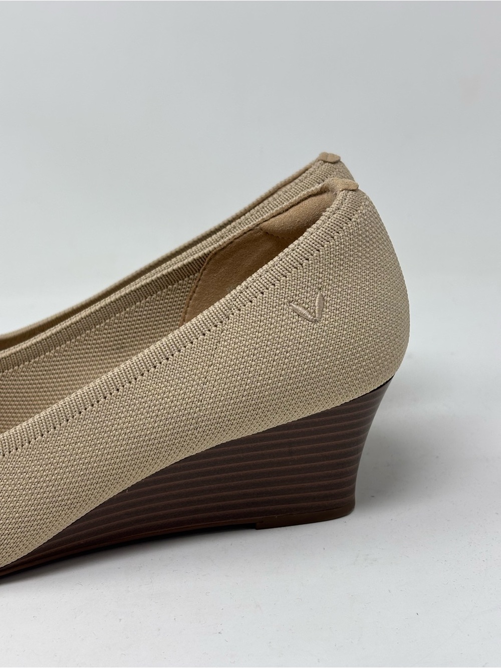 VIVAIA peep toe almond wedges Tamia size 40 (9) - Picture 4 of 14